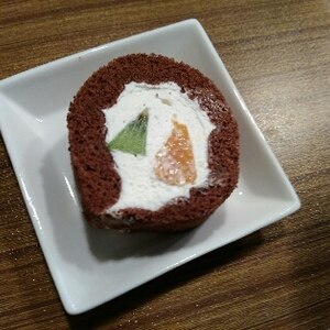 恵方巻き米粉ロールケーキ
